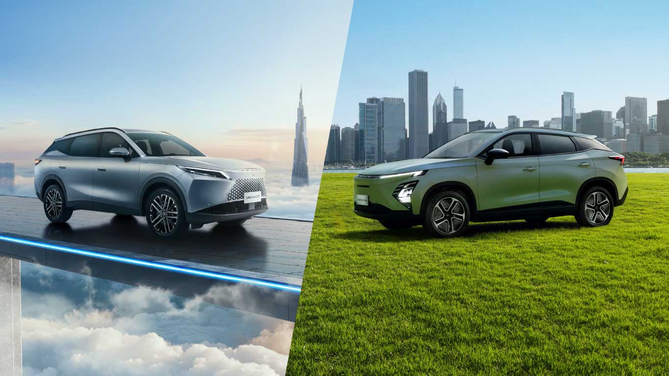 SUV eléctrico de nueva generación representando la apuesta de Salfa por la electromovilidad en Chile.